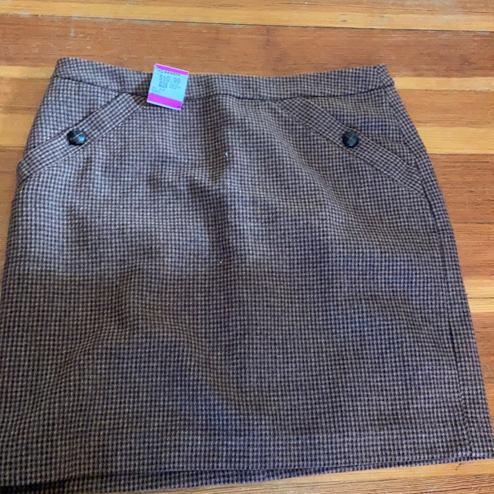 Thrifted tweed skirt